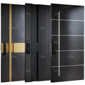 American High Standard Big Home Entrance Metal Door Heavy Duty Home Door New Design Front Home Door MegaBDM