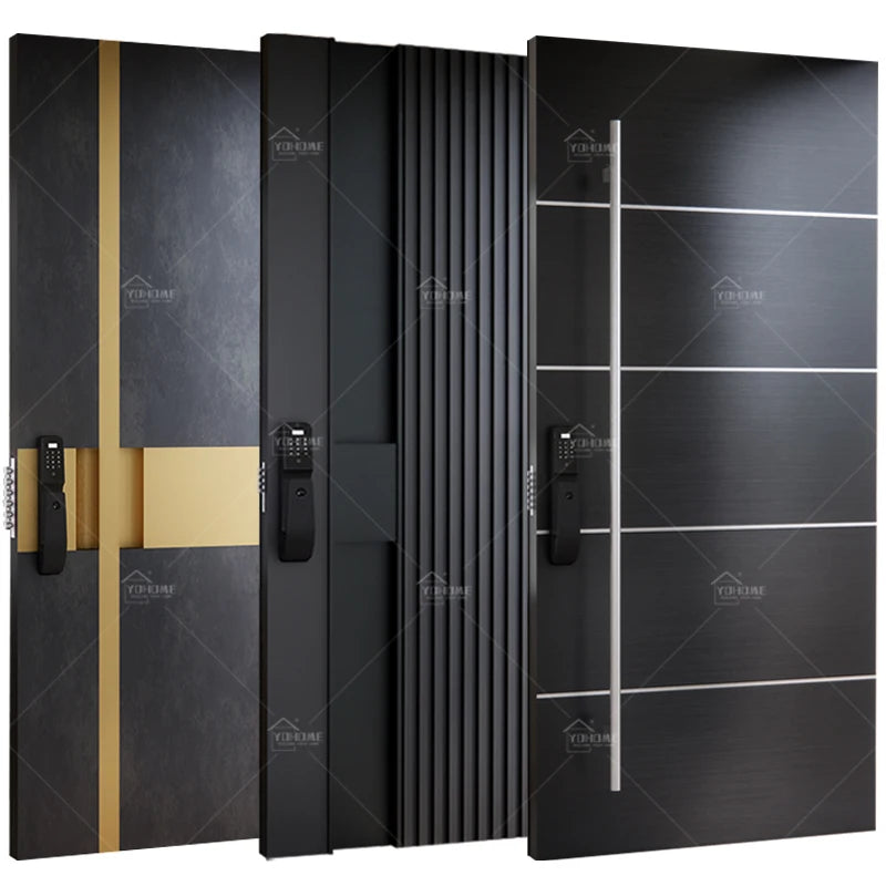 American High Standard Big Home Entrance Metal Door Heavy Duty Home Door New Design Front Home Door MegaBDM