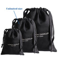 Wholesale Reusable Cotton Drawstring Bag Cheap Custom Canvas Small Cosmetic Bag