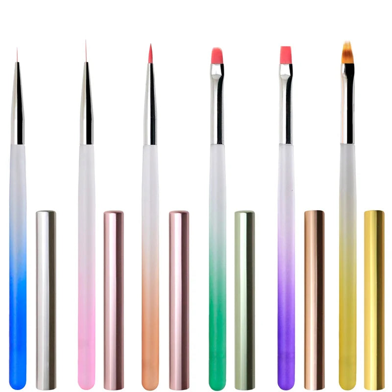New Arrival Premium Salon Nail Art Tools Gel Polish Nail Brush Set Suit New Manicurist for Technician Art