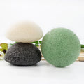 Skin Care Face Deep Cleaning Cosmetic Sponge Puff Konjak Eponge Organic Eco Friendly Bamboo Charcoal Facial Konjac Sponge