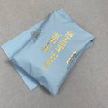 10x13inch Eco Friendly Luxury Matte Blue Polymailer Custom Own logo /custom Shipping Bag/polymailer/packaging Bags