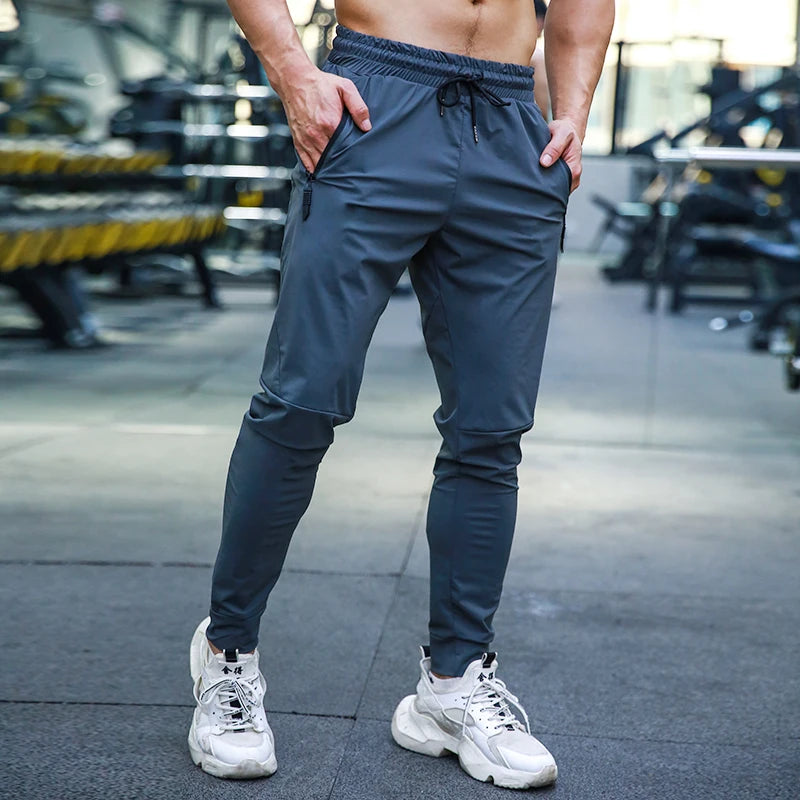 Breathable Jogging Pants Men Fitness Joggers Running Nylon Pants Training Sport Sweatpants Ttousers
