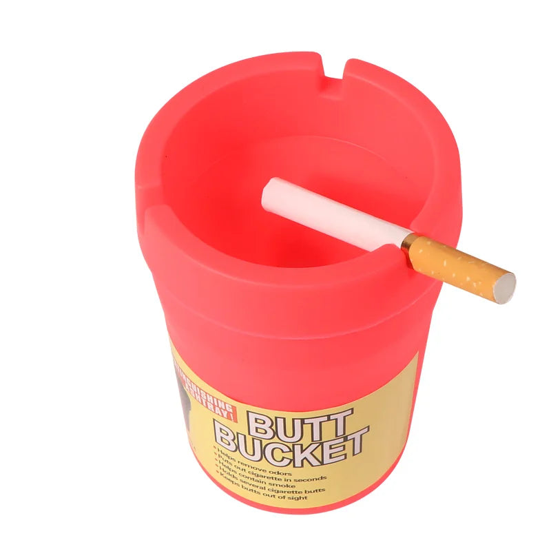 Futeng Plastic Ashtray Home Remove Butt Bucket Ashtray Cigarette Portable Smoking Accessories Cigar Ashtray Car Use Wholesale