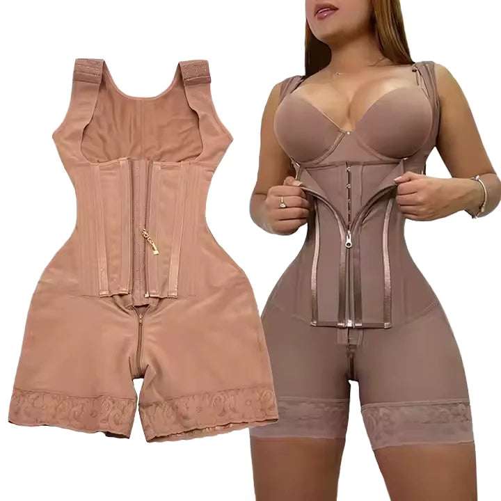 Women's Plus Size Bodysuit Shapewear Stage 2 Butt Lifter Faha Compression Liposuction BBL Girdles XS Shaper Shaping Breathable