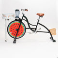 EXI Adult Amusement Spinning Art Aluminum Alloy Frame Exercise Bike with Smoothies Blender 1 Wheel Juicer Fun Ride