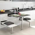 New Product Space Saving Efficiently Multifunction Furniture Table Folding Kitchen Table Wooden Dining Table for Home
