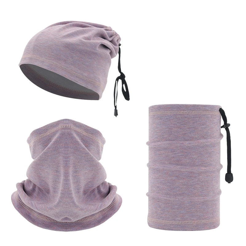 W.R.A.P GECKO MASTER Women's Custom Warm Digital Print Bandana Adjustable Facemask Cashmere Neck Gaiter Scarf Autumn