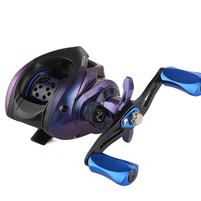 SW200 Waterproof Long Cast Saltwater Baitcasting Fishing Reels 13BB 10kg Drag Ultralight Fishing Wheel