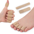 Fabric SEBS Lining Cuttable Gel Finger Toe Cover Sleeve Blister Callus Protector Corn Pads Cuttable Gel Finger Toe Separator