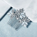 Top Quality Fashion Bridal Handmade Pearls Hair Combs Women Flower Rhinestones Hair Comb Bridal Headpieces