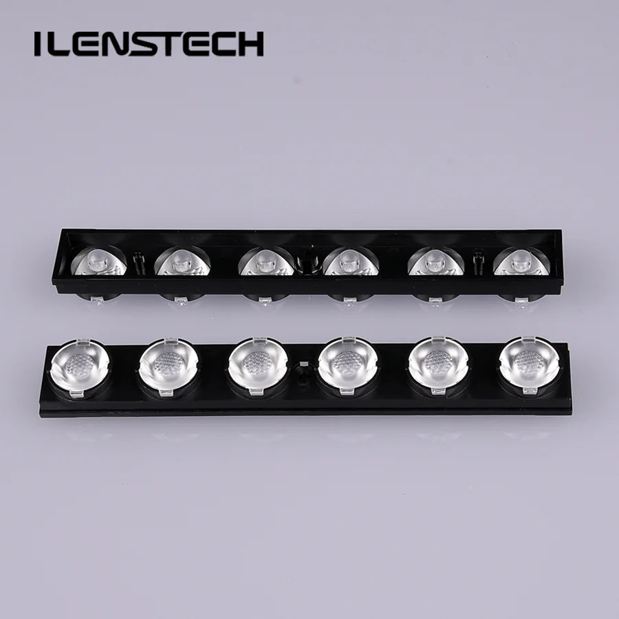 Narrow Beam Pattern 12 Degree 6 Leds Optic Lens for Indoor Office Lighting Area Lighting