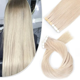 Wholesale Piano Color Double Drawn Tape Remy Hair Extension Tape in Virgin Natural Straight Tape Hair Extension Hair Vendors