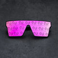 Lmamba 21041 Custom Full Logo Classic One Piece Oversized Square Mirror Lens Sports Sunglasses Luxury Brand Sun Glasses