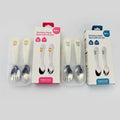 Food Grade Cute Kids Stainless Steel Spoon Children Cutlery Sets Silver Fork and Spoon Set MegaBDM