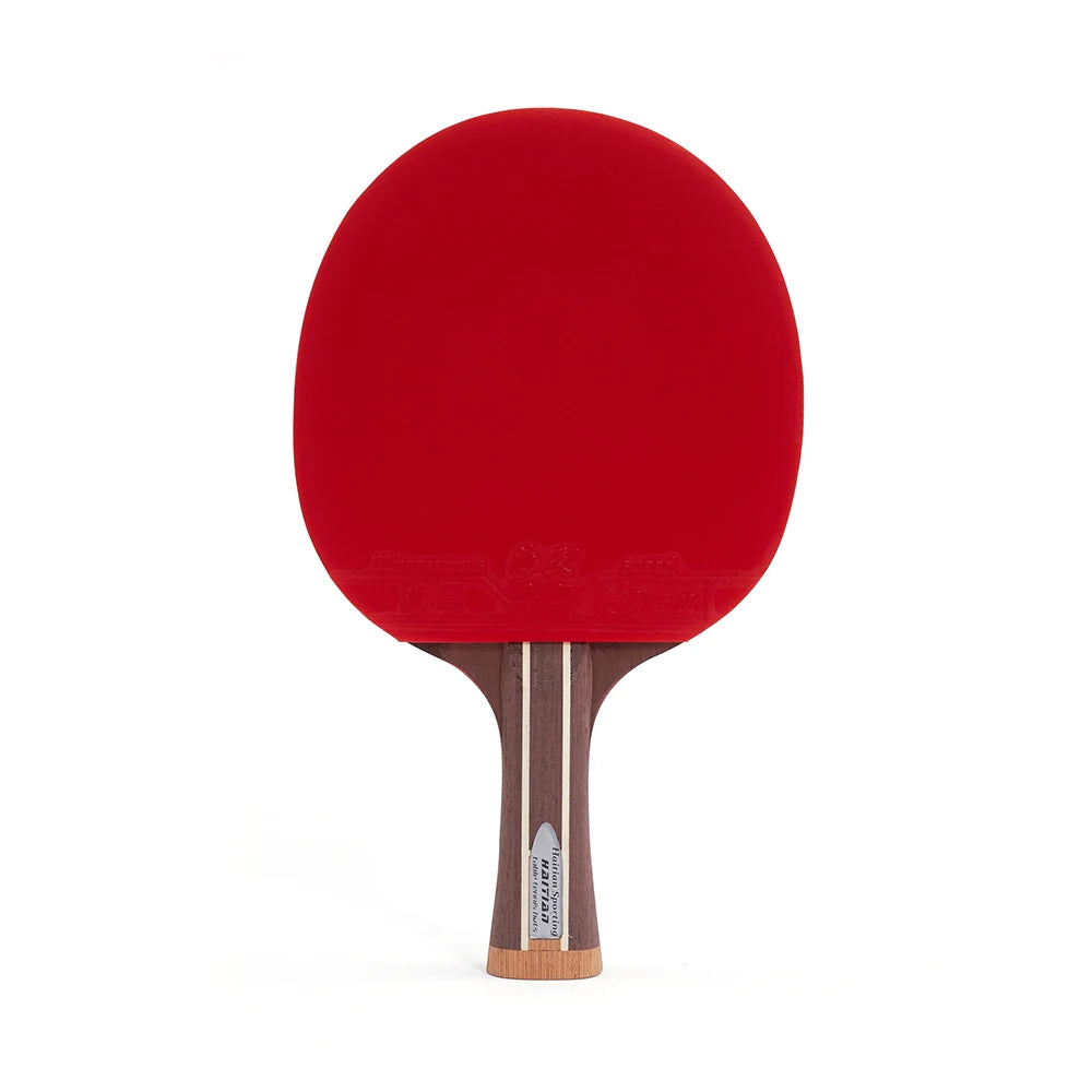 Table Tennis Racket Sticky Double Face Pimples Professional Pingpong Paddle for Beginner