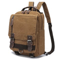 Wholesale Stylish Korean Durable Cute Portable Daily Use Unisex Khaki Washed Canvas School Backpacks for Girls