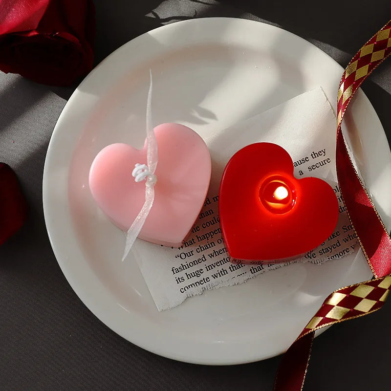 Heart Shape Valentine Gift Bougie  Scented Candles for Wedding Decoration Kerze