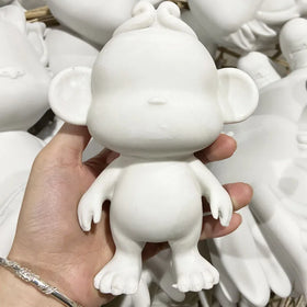 Wholesale Inexpensive DIY Creative Resin Fluid Jiji Monkey Handmade Products Home Chiu Play Ornaments