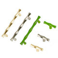 Modern Minimalist Bamboo Style Zinc Furniture Hardware Kitchen Cabinets Sliding Door Knob Drawer Wardrobe Cupboard Push Handles