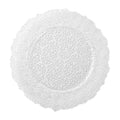 New Design Technique Crystal Bubble Clear Glass Under Dishes and Charger Plate for Table Decor Wedding and Restaurant Use
