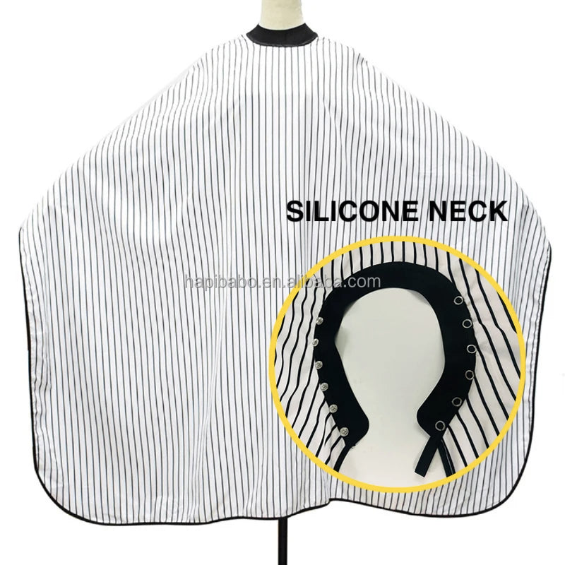 Professional Custom Premium Quality Silicone Rubber Neck Barber Cape Silicone Neck Hair Cutting Cape