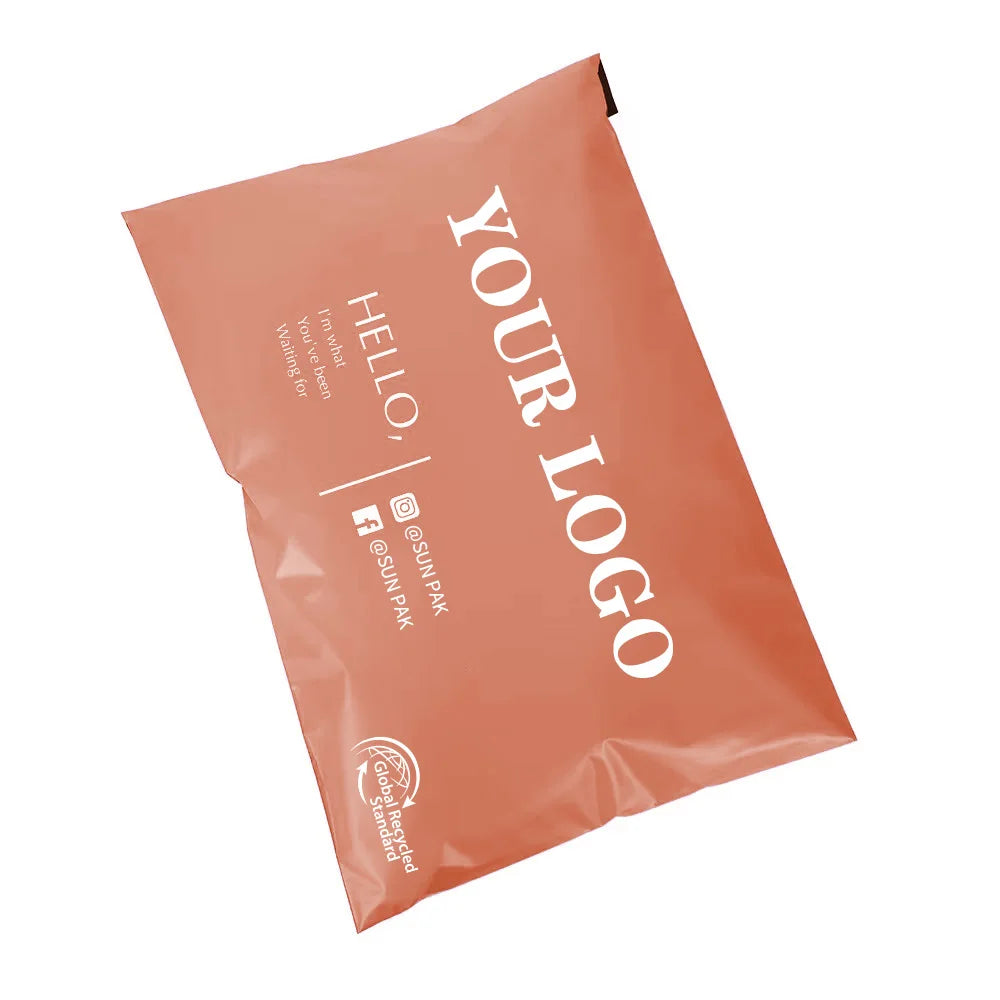 Extra-Large 10X10 Eco-Friendly Poly Compostable Shipping Bags Custom Thickness Recycled Plastic for Mailing Couriers Hot Water