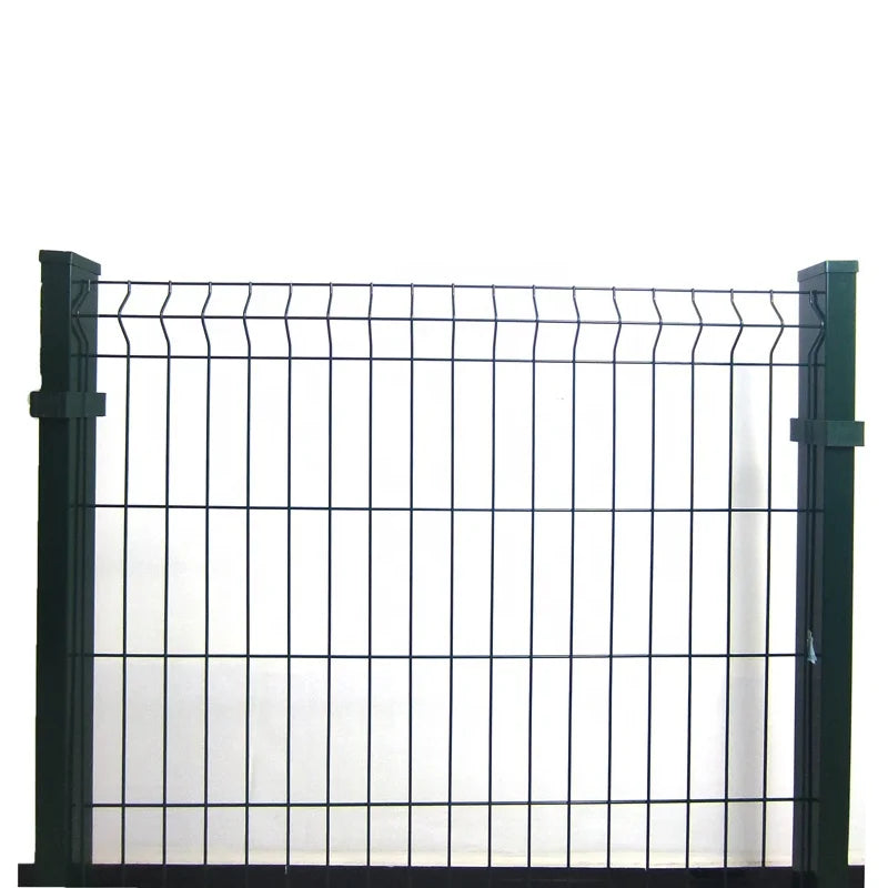 Home Outdoor Decorative Powder Painted 3D Bending Curved Metal Fence Panel Elegant Trellis & Gates