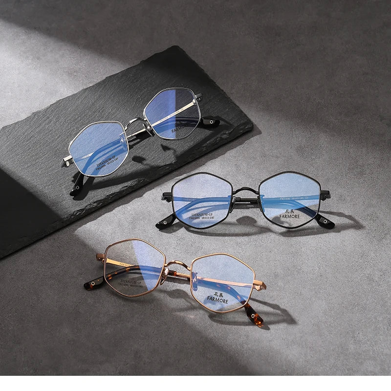 RTS Professional Design Titanium Optical Frame Glasses Titanium Eyewear Frame