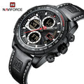 Original New Fashion 9197L Quartz LCD Digital Quartz Dual Movement Genuine Leather Waterproof Luminous Quartz Watch