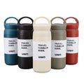 350ML/500ML Vacuum Insulated Japanese Style Thermos Flask Customized Matte Black Stainless Steel Water Bottles With Handle