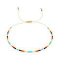 Go2boho Rainbow Colorful Beaded Bracelet Women Pulsera Fashion Jewelry Boho Summer Handmade String Miyuki Seed Beads Bracelet