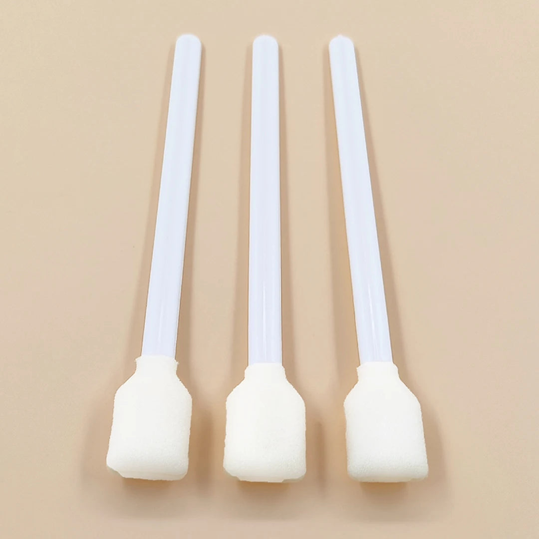 Spiral Plastic Wound Hygiene Cleaning Stick Sterile and White with UV and Eco-Solvent Inks-New Condition