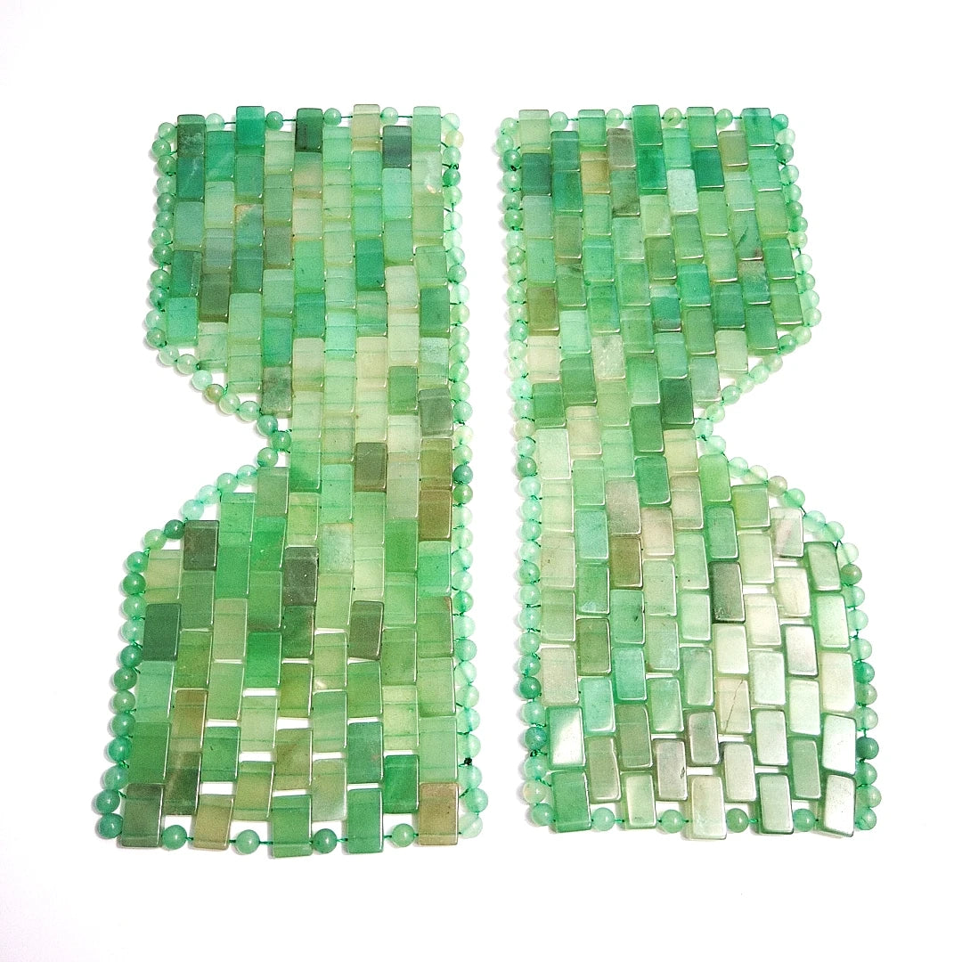 HY New HY Green Aventurine Relieve Wrinkles and Anti-aging Natural Crystal Eye Mask