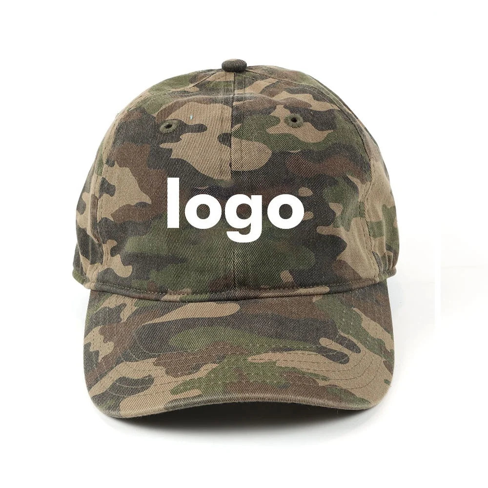 OEM ODM Personalized 6 Panel Vintage Adjustable Adult Unisex Fashion Camo Baseball Snapback Sports Cap Factories