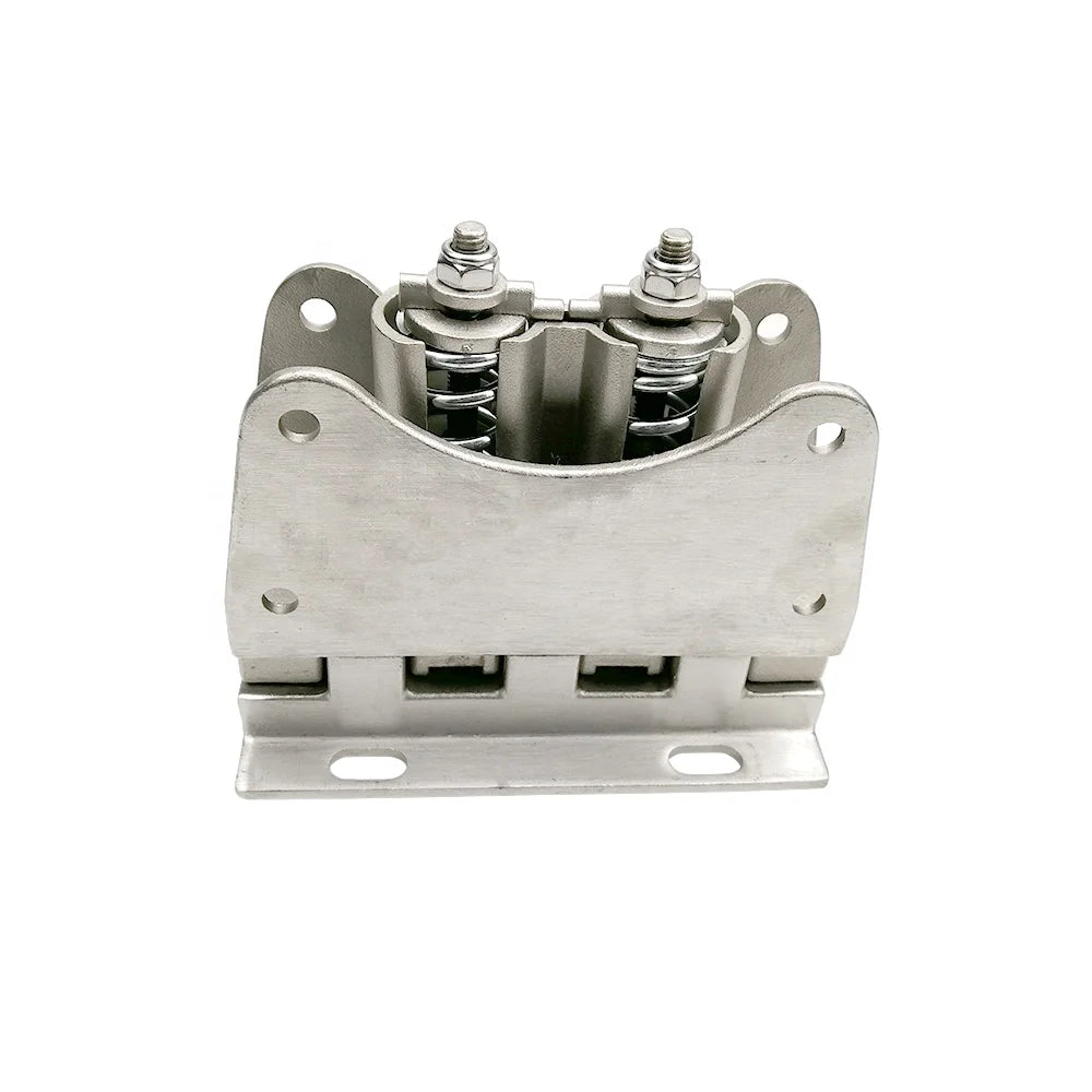 Industrial Stainless Steel Two-way Opening Closing Cold Storage Free Door Hinge 180 Degrees Opening Angle Minran Brand Easy