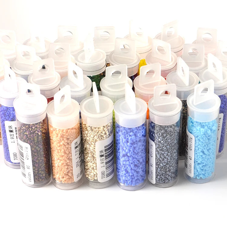 5*1.2*1.9mm HTL Japanese MIYUKI Half TILA Glass Seed Beads Lampwork Colors Glass Beads for Jewelry Making