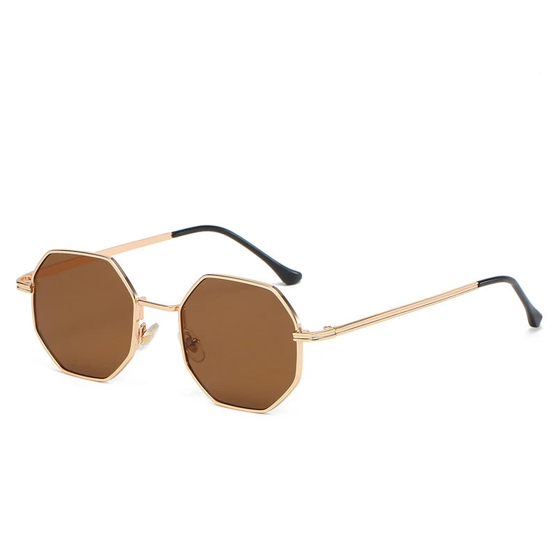 XA2086 Polygon Metal Sunglasses Unisex Fashion Street Trendy Sun Glasses Eyewear Anti-UV Manufacturer