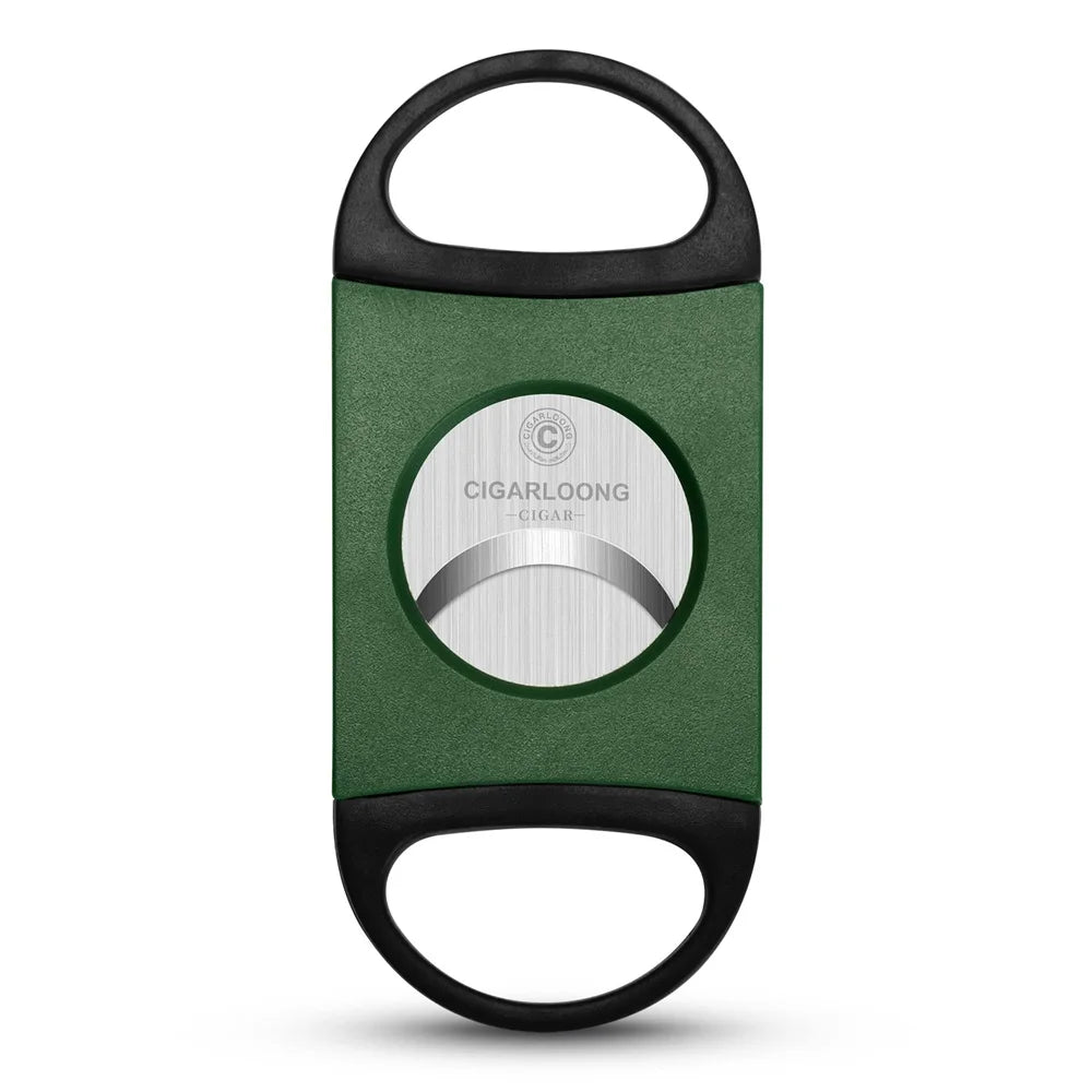CIGARLOONG Customizable Logo Travel Portable Classic Style Lightweight Stainless Steel Sharp Cigar Cutter