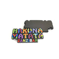 Colorful Letters logo 3D Rubber Refrigerator Magnet Souvenirs Soft Pvc Fridge Magnet for Hakuna Matata Promotional Gifts