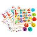 Multifunctional Clip Beads Counting Digital Cognitive Puzzle Wooden Kids Montessori Puzzle Wooden Kids Montessori Toy