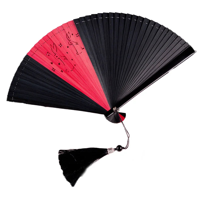 Mini Handheld 16cm 18cm Bamboo Fan with Custom Engraved Logo Small Length Whole Bamboo Crafts