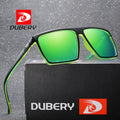 D369 DUBERY Brand 2020 High Quality CE UV400 Cat.3 Men Sports Polarized Square Sunglasses with Packing Boxes