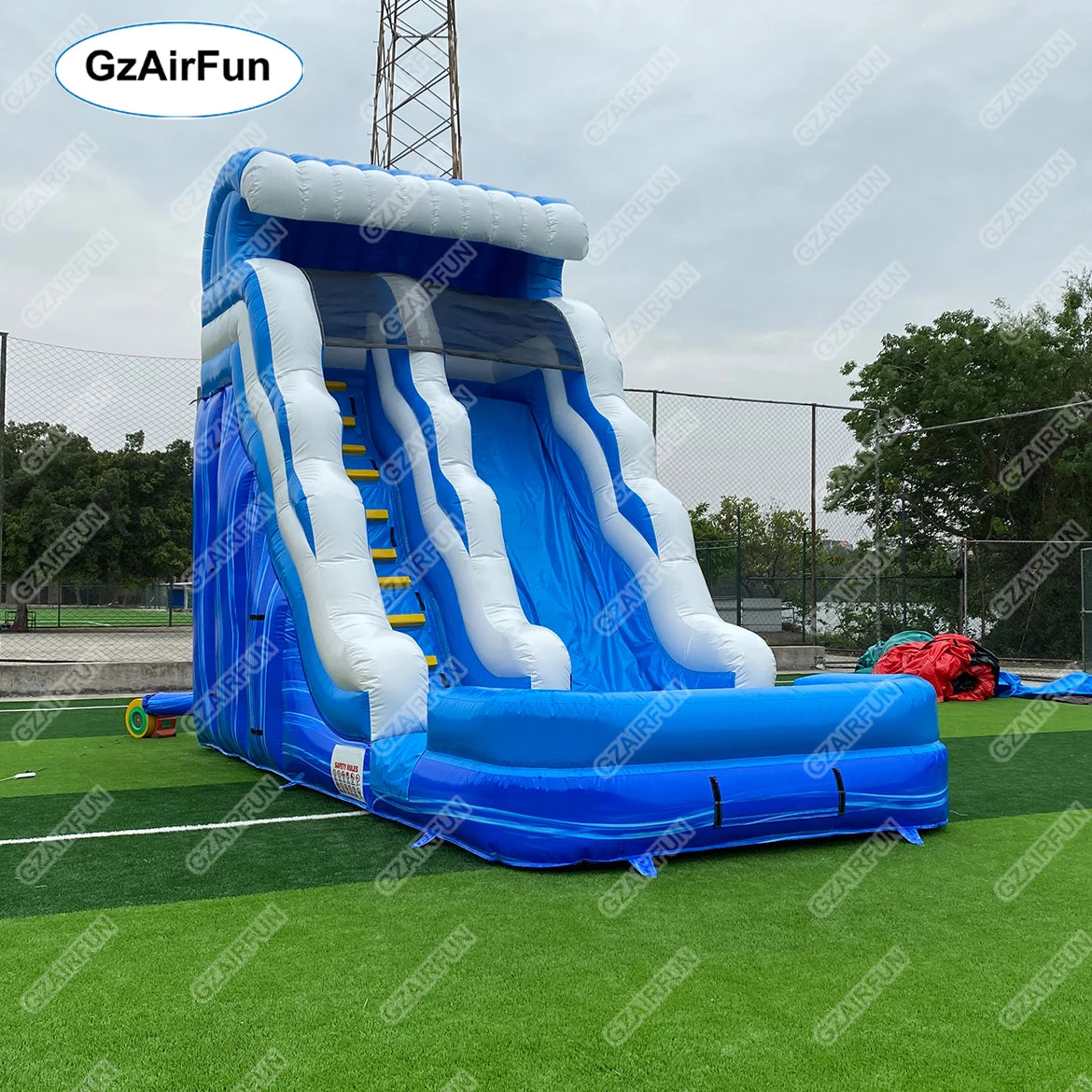 Cheap Commercial Adult Waterslide Inflatable Bounce House Water Jumper Inflatable Water Slide Bouncy Castles With Pool for Kids
