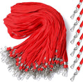 Cheap Polyester Red Custom Tubular Neck Strap Lanyard