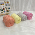 Diy Handmade 100% Polyester Dyed Crochet Baby Cradle Basket Bag Tshirt Knitting Yarn Eco-Friendly Recyclable Sewing Embroidery