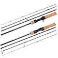 Wholesale 50CM Closed 3 4+1Sections Ultra Light Soft 1.8M Freshwater Bass Spinning Casting Rod