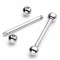 G23 Titanium Externally Threaded Tongue Barbell Tongue Piercing Piercing Vibrating Tongue Rings