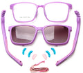 Wholesale  Soft Silicon Children Kids Flexible  Clip on Sunglasses Eyeglasses  Lovely Eyewear Optical Frames Glasses for Kids