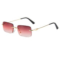Custom Sunglass Man Fashion Newest Women Men Fashion Gradient Lens Shades for Female Retro Rectangle Sunglasses Men 2022